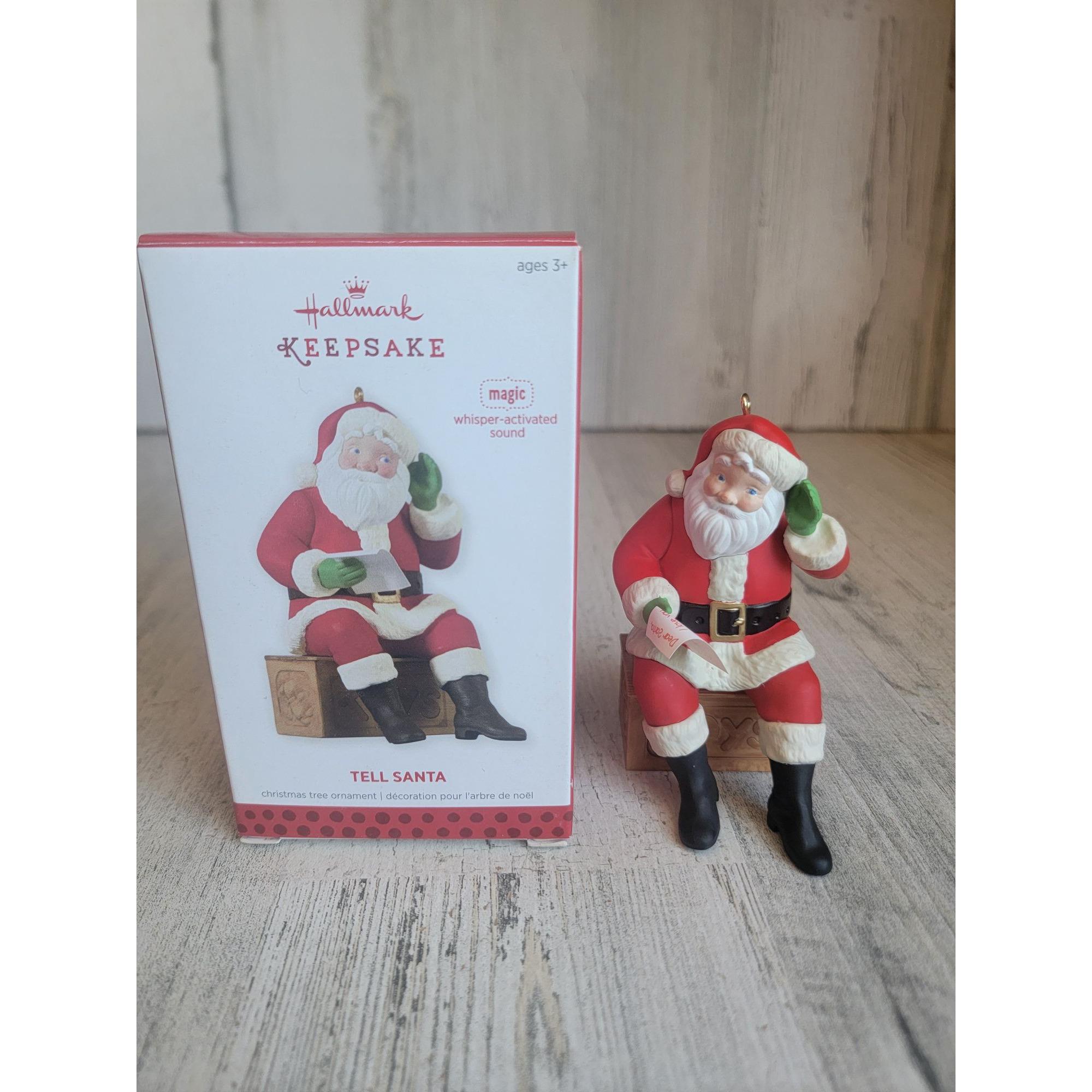 1992 Hallmark Santa Reindeer Ornaments - Etsy