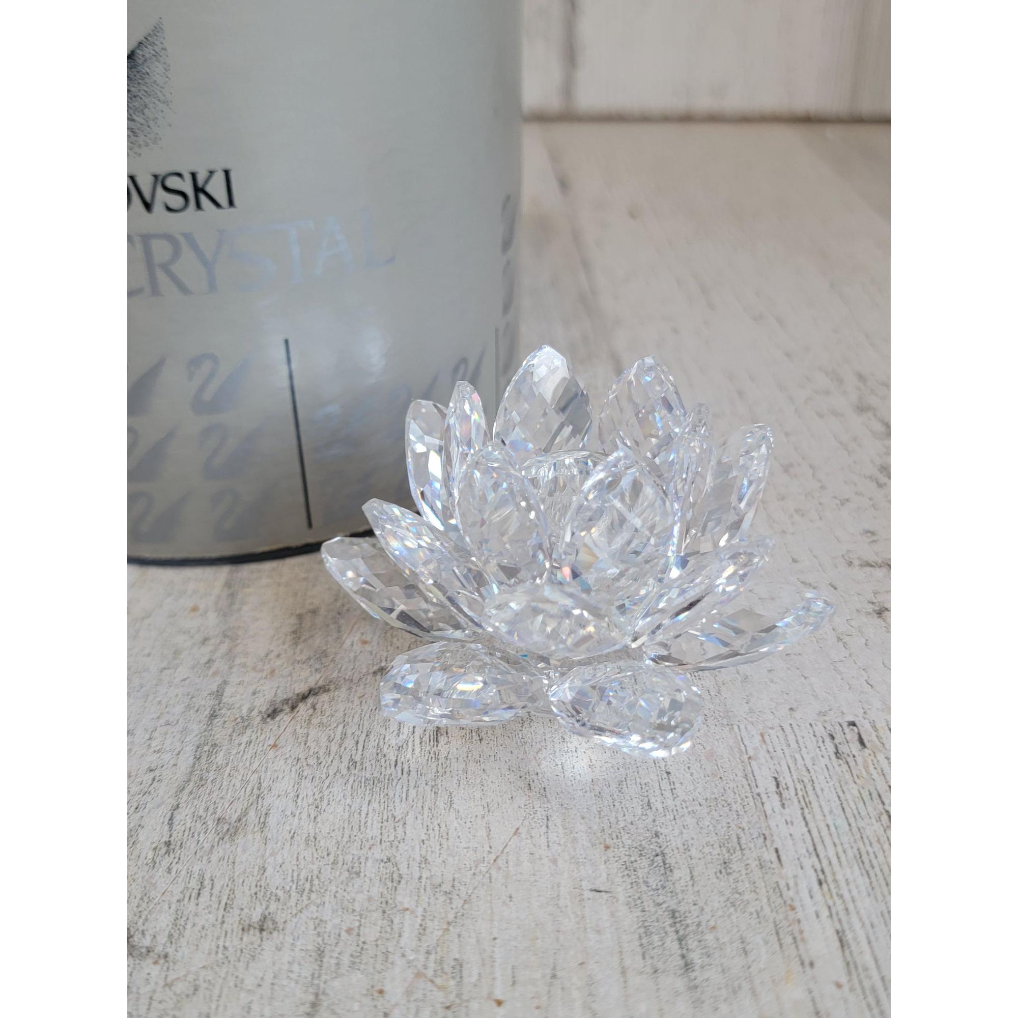 【美品】スワロフスキー フィギュリン 睡蓮 美品 スワロフスキー SWAROVSKI 睡蓮 スイレン 水蓮 838181