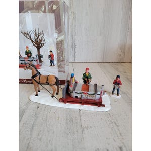 Verzauberter Waldahorn-Schlitten Dorfzugehörigkeit xmas