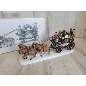 Dept 56 55611 Holiday Coach village accessory xmas
