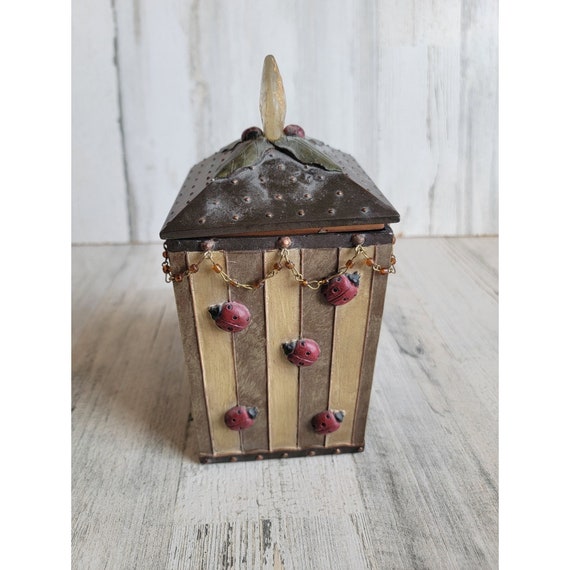 Lady bug unique trinket box bug spring home decor… - image 3