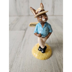 Royal Doulton Sydney dalbry antiques bunnykins Australia bunny 1999 figurine statue