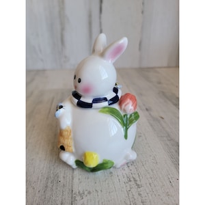 ヴィンテージ マーキュリーズ シュガー ハニー ラビット ウサギ ポット デコレーション