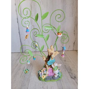 Easter Bunny Spring Tree Home gardening flower carrot Unique Home Decor