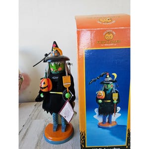Kurt Adler Casse-noisette Wanda Halloween 14 en citrouille Nanette Hilton vintage