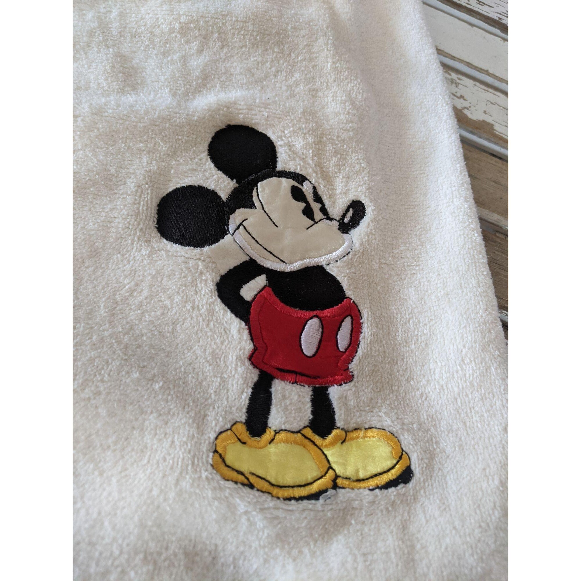 Disney Mickey Mouse Bath Towel Saturday Knight Vintage Etsy
