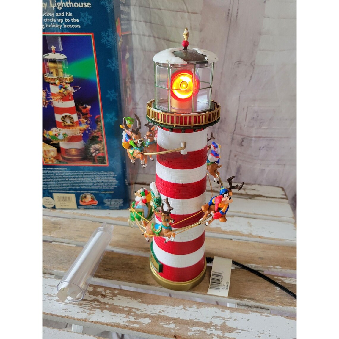 Mr Christmas Mickey Holiday Light House Xmas Home Decor Etsy UK