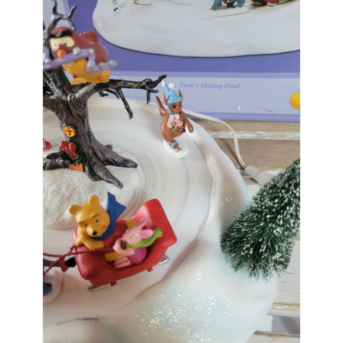 Dept 56 591552 Ice Skating Pond Winnie the Pooh Village Xmas | Etsy