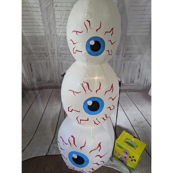 Gemmy eye eyeball inflatable Halloween vintage RARE lawn decor | Etsy