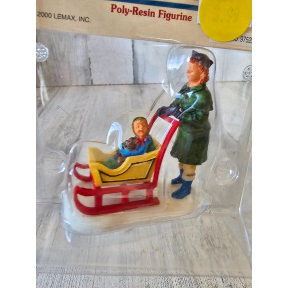 Figurine Lemax Village De Noël - Traîneau Avec Papa - Décoration Festive Et Détaillée