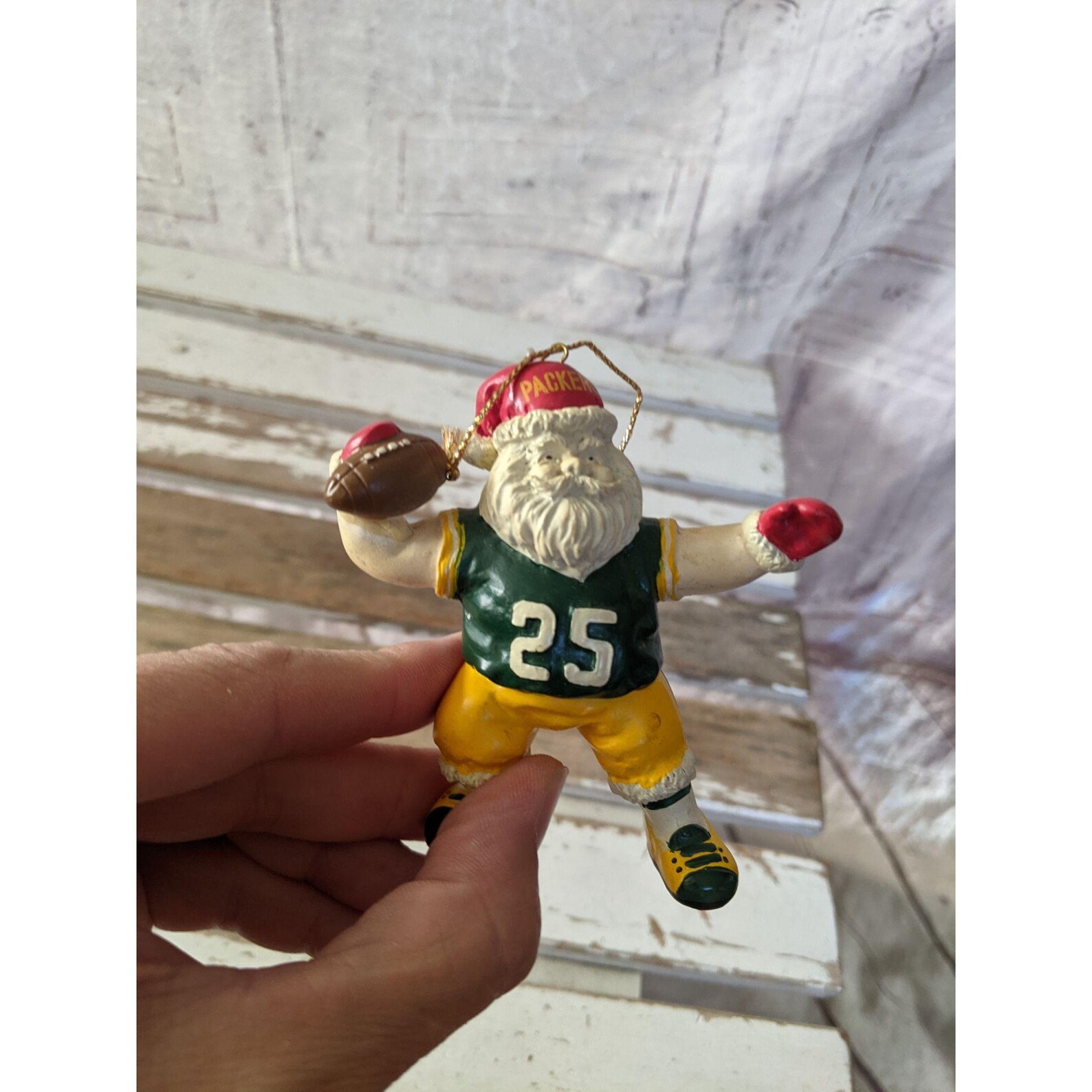 Papel Freelance Green bay Packers Santa football ornament xmas Etsy