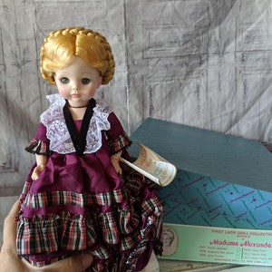 Madame Alexander Betty Taylor Bliss 1512 Primera dama muñeca