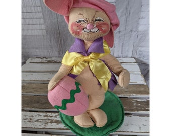 Annalee Easter Bunny 1988 conejo decoración artista primavera vintage