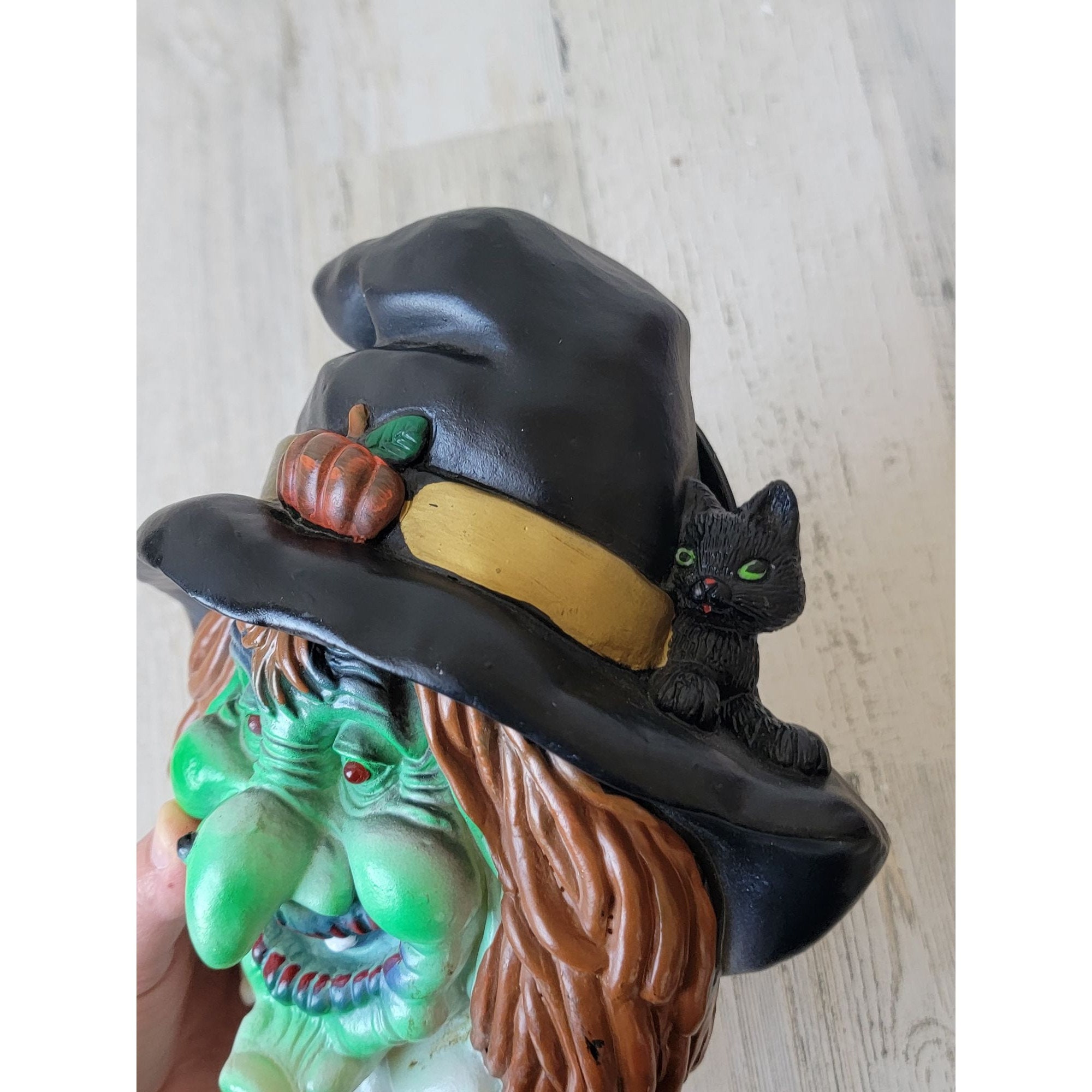 Vintage Hexen Türklingel Aus Gusseisen - Gothic Halloween Deko Für Haustür & Garten