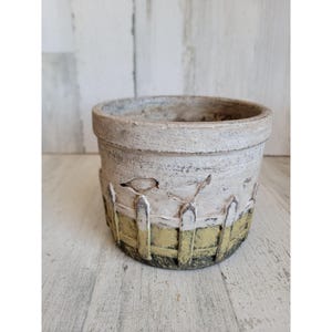 Unique plant pot bird fence garden home decor figure vintage