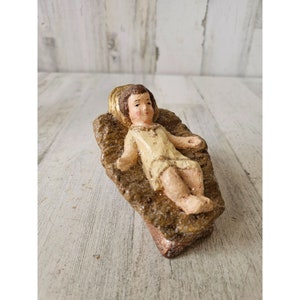 Teena flanner baby Jesus major Nativity large Xmas religious statue figurine decor
