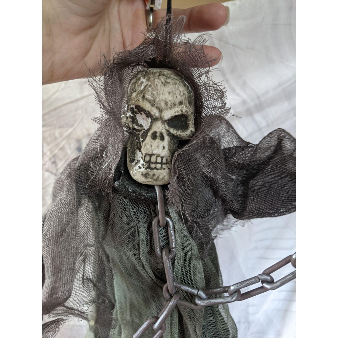 Vintage fun world grim reaper mini hanging Halloween prop Etsy