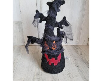 vintage Halloween dancing animated scary tree prop home decor