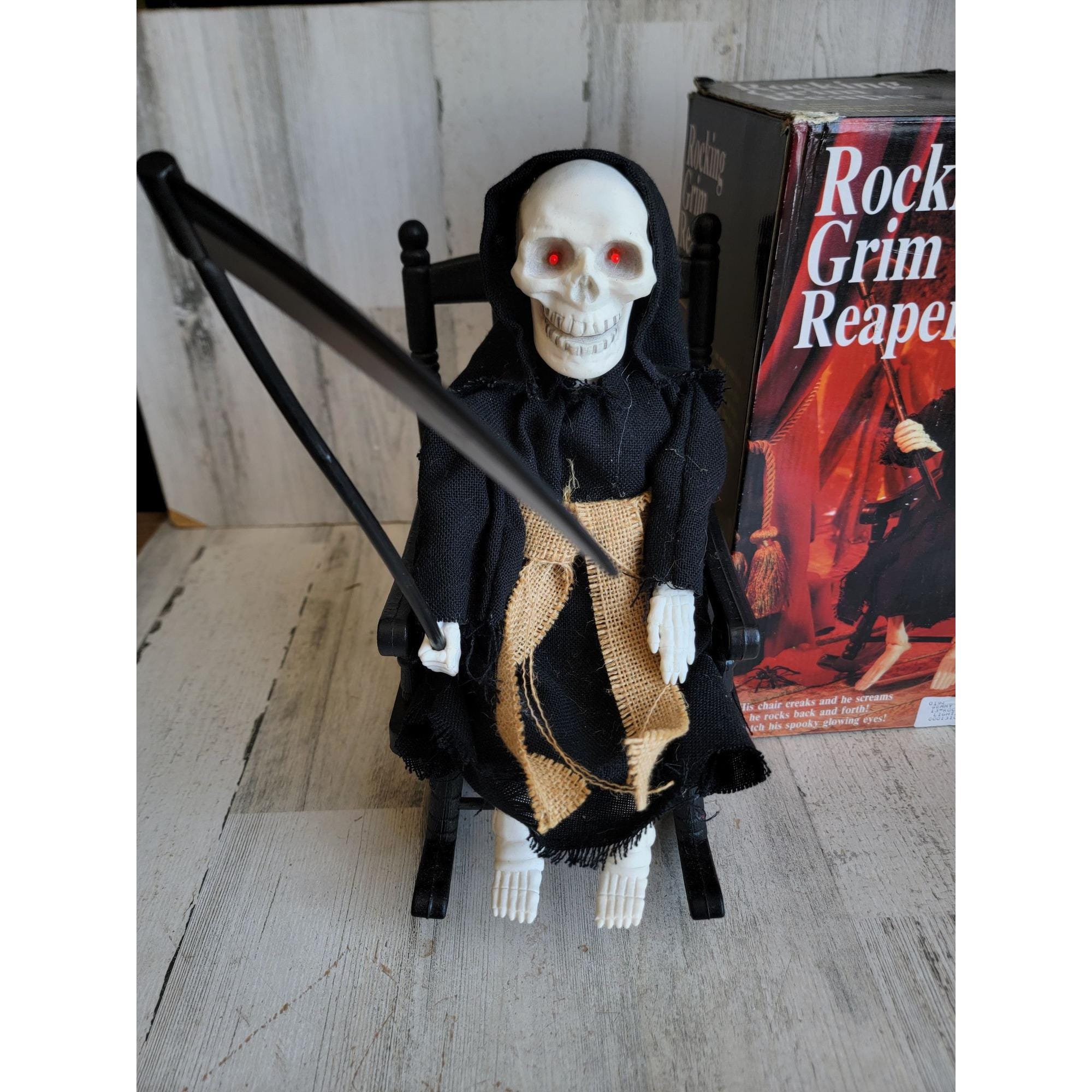 Gemmy AS IS Rocking Grim Reaper Vintage Halloween Prop - Etsy