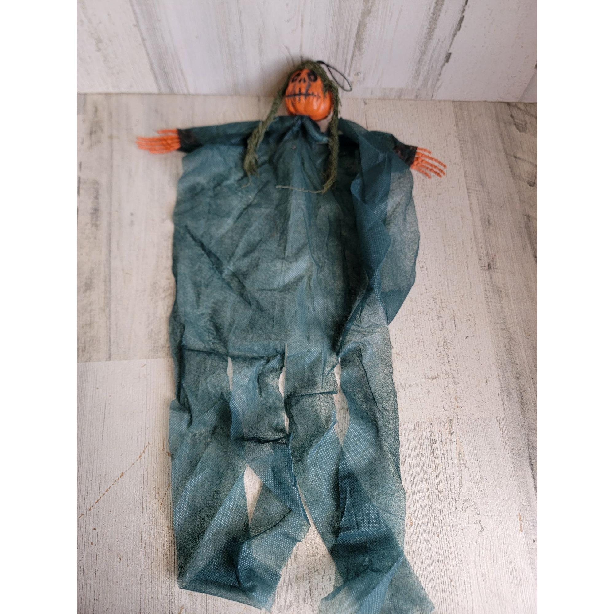 Mini fille citrouille suspendue vintage à suspendre, décoration d'Halloween