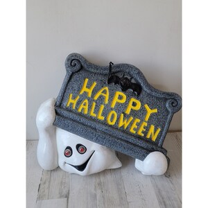 Paper magic vintage happy Halloween ghost sign prop Decor vintage 1997