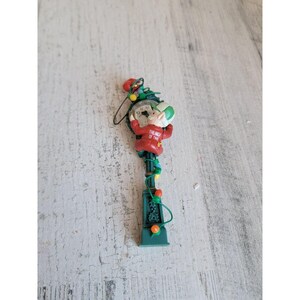 Enesco time for santa clock vintage ornament Xmas