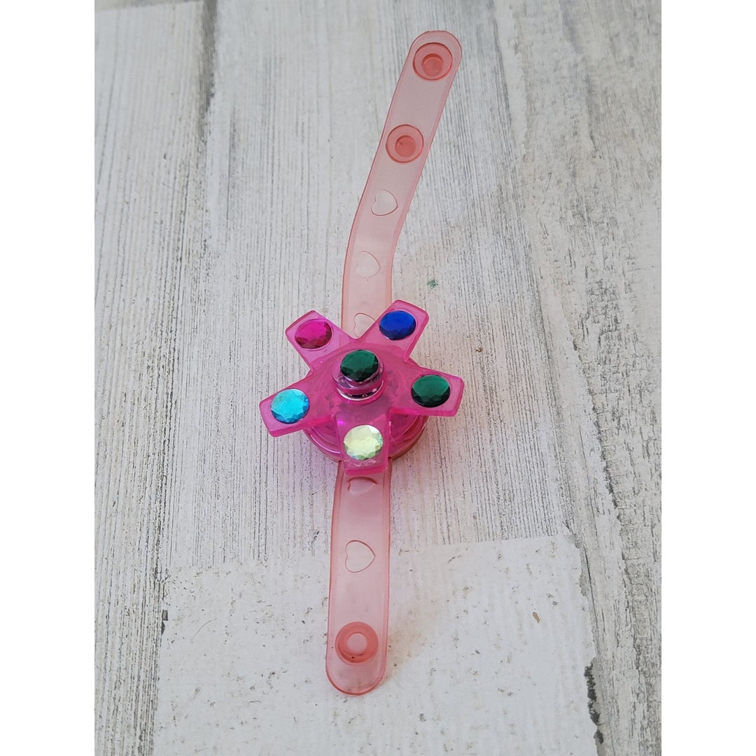 Pink Bedazzled Fidget Spin Watch Toy Accessory - Etsy