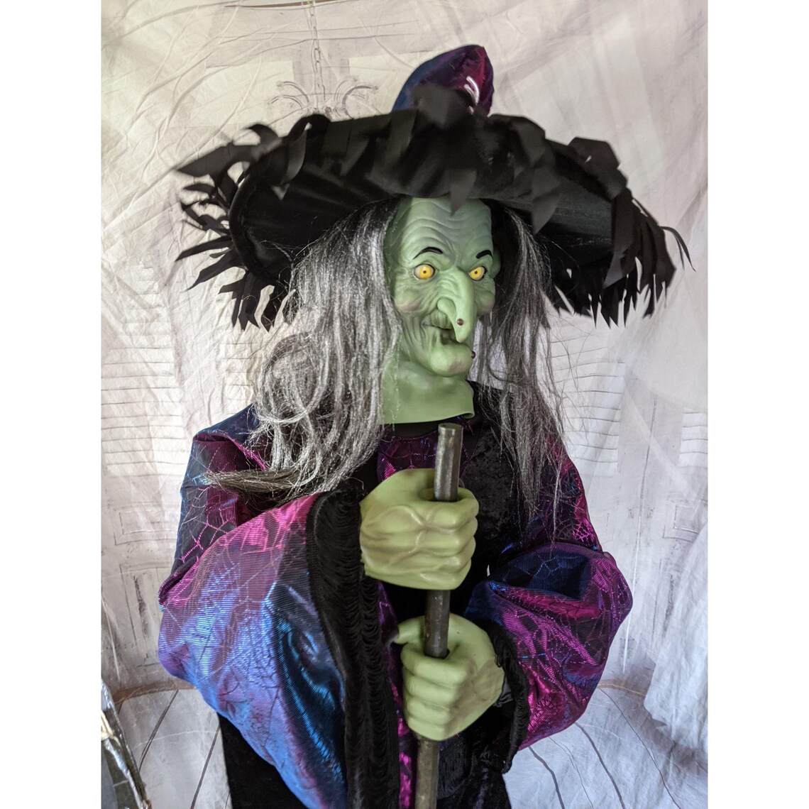 Gemmy lifesize Halloween cauldron AS IS witch animated prop Etsy