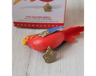Hallmark 5 Golden Rings 12 Days of Xmas Ornament Decor - Etsy