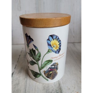 Portmeirion Botanic Gardens Trailing Bindweed storage jar canister ceramic