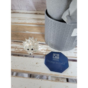 Swarovski large hedgehog crystal figurine