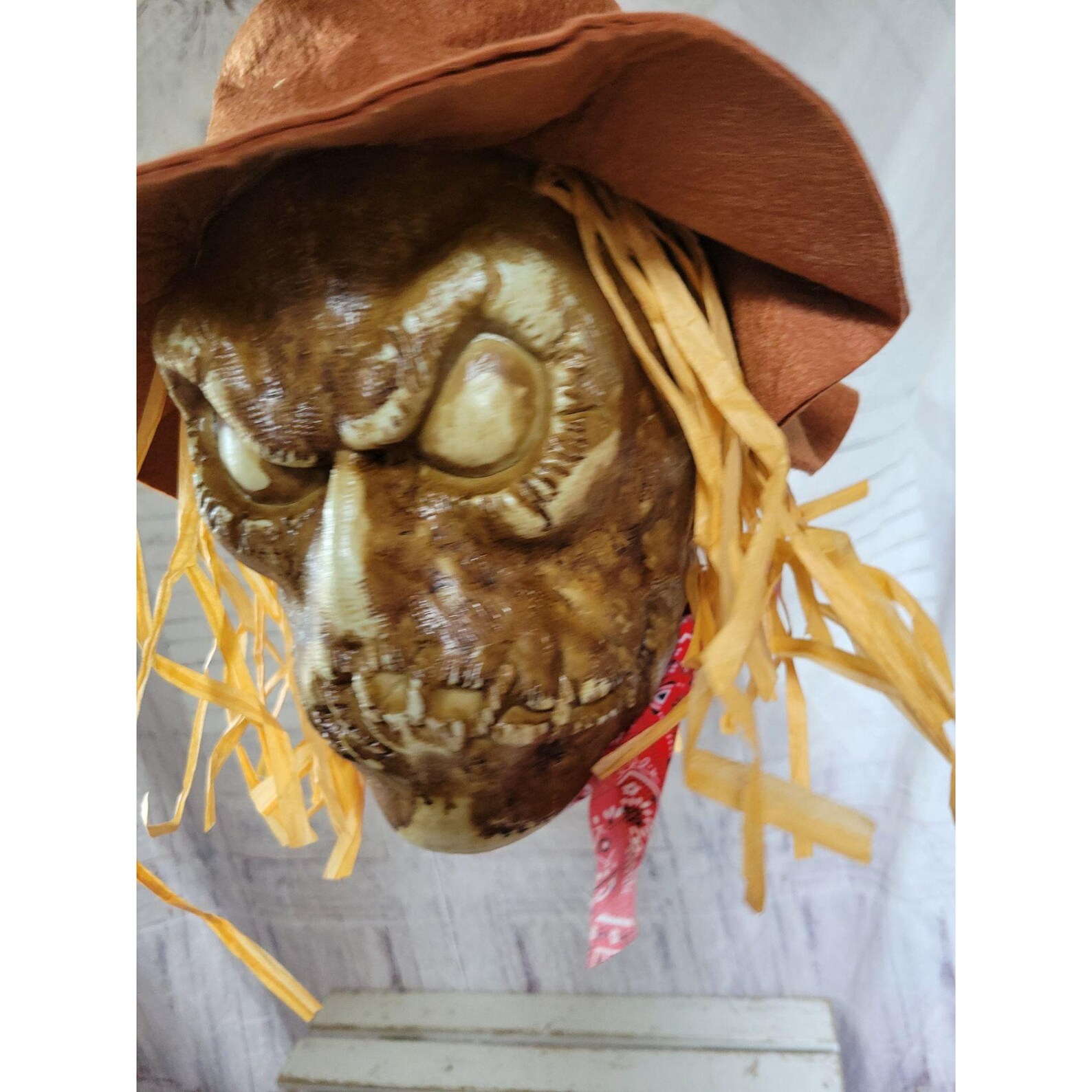 Magic power scarecrow skeleton Halloween prop light up sound Etsy