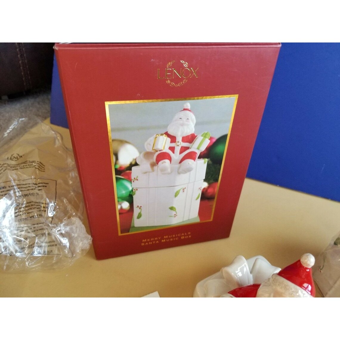 Lenox NEW Christmas Holiday Merry Musical Music Box Santa Etsy