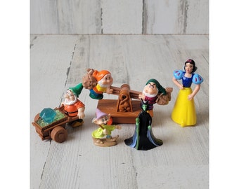 Disney boze koningin doc dwerg Sneeuwwitje speelset prinses Dopey speelgoedfiguur