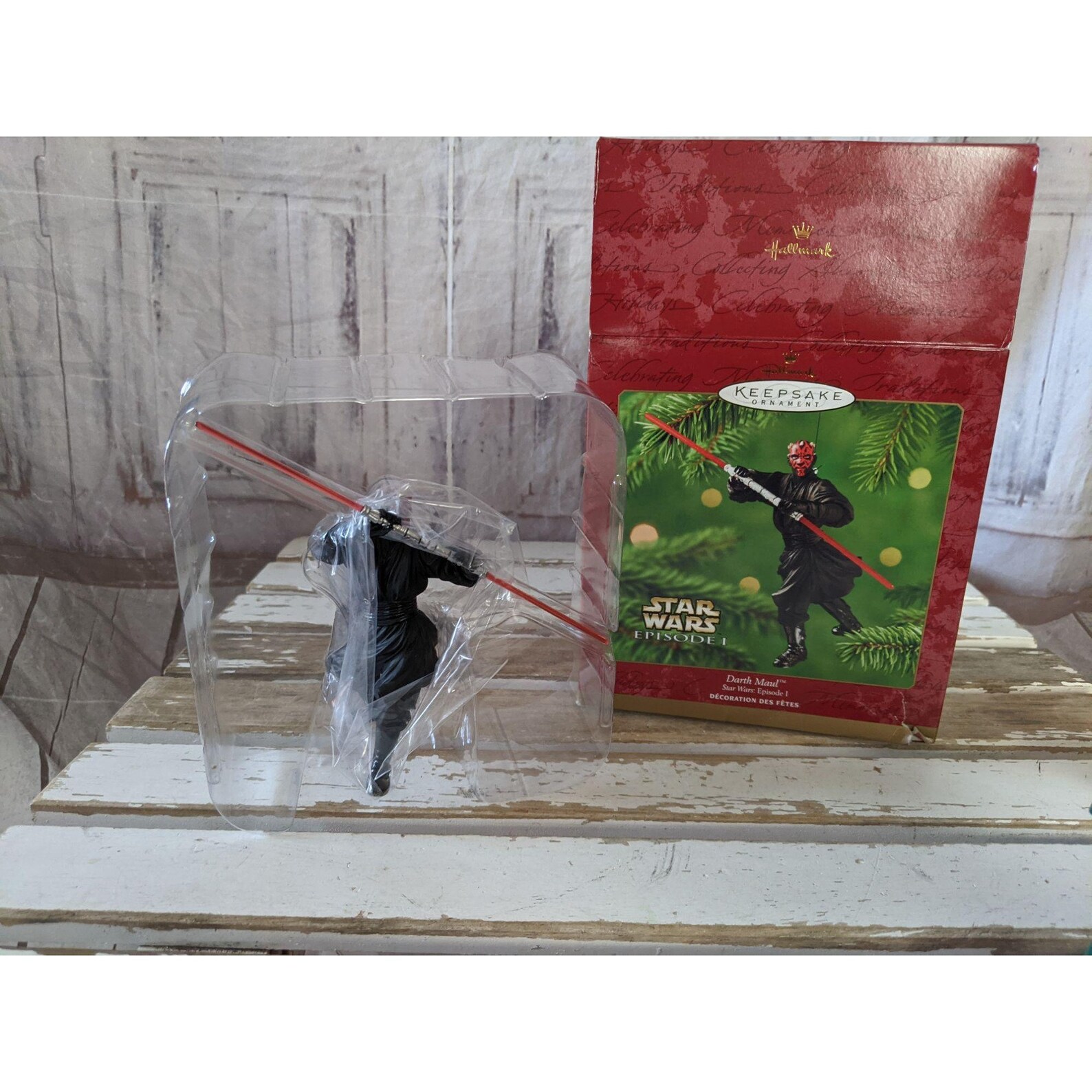 Hallmark Darth maul Star wars episode 1 ornament Xmas holiday | Etsy