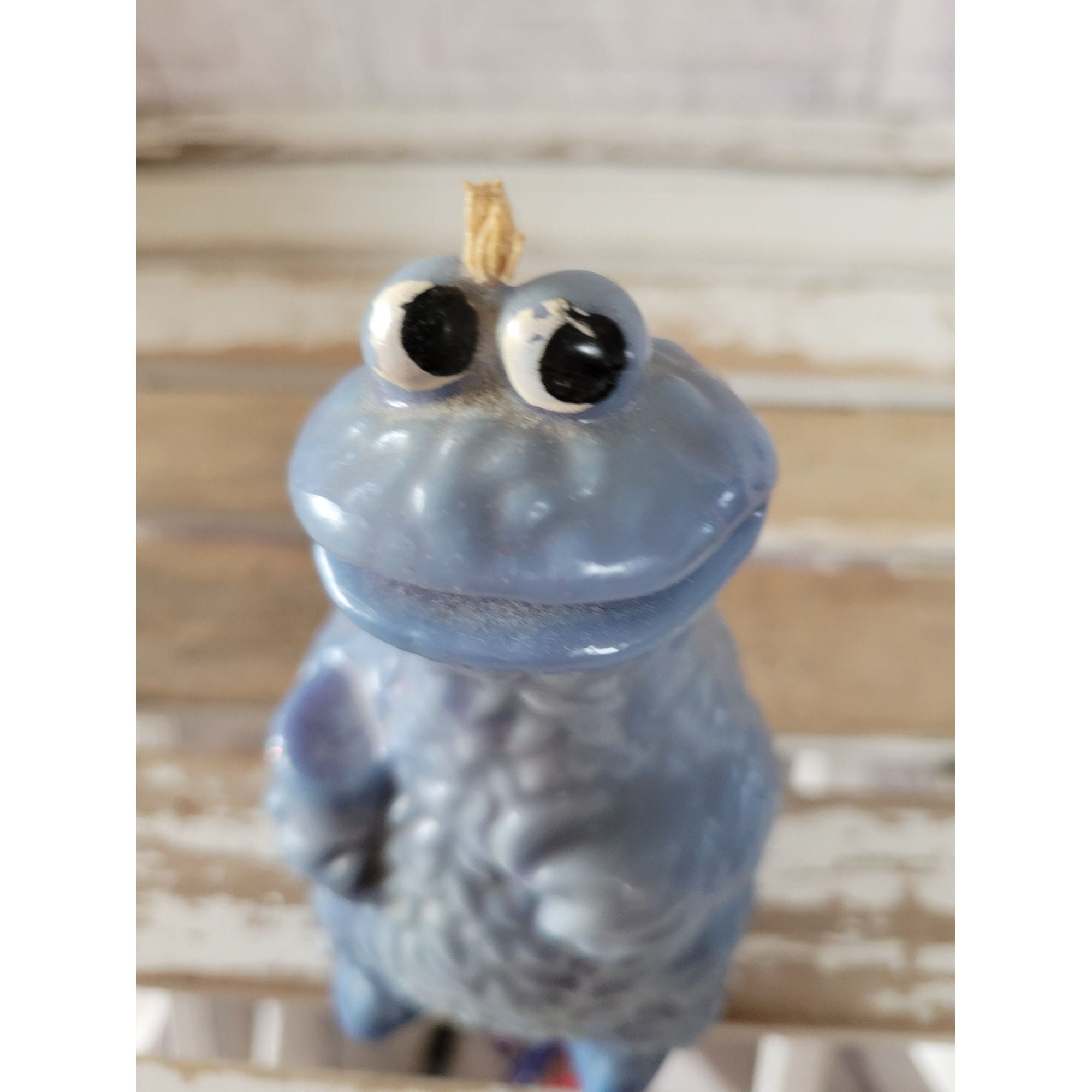 Vintage Cookie Monster Candle Display Sesame Street RARE Etsy