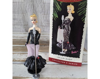 Hallmark solo in the spotlight Barbie 1995 second ornament Xmas holiday trade new
