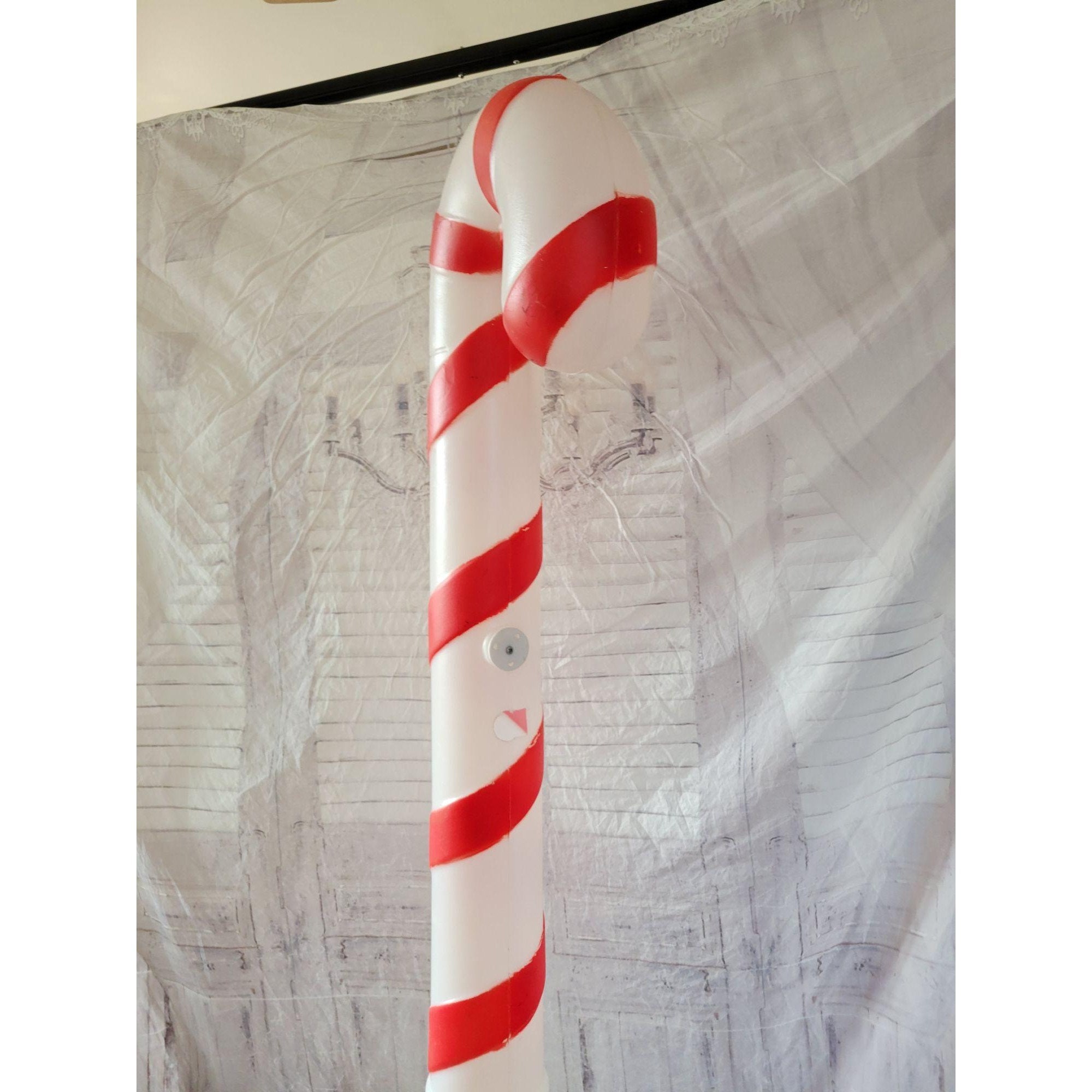 TPI candy cane blow mold Xmas lawn decor vintage light up Etsy