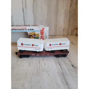Lionel southern Pacific Piggyback Trailers 6-9333 train cart set