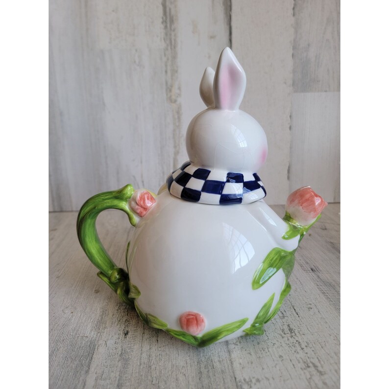 Mercuries Rabbit Bunny AS IS Teapot Spring Tulip - Etsy
