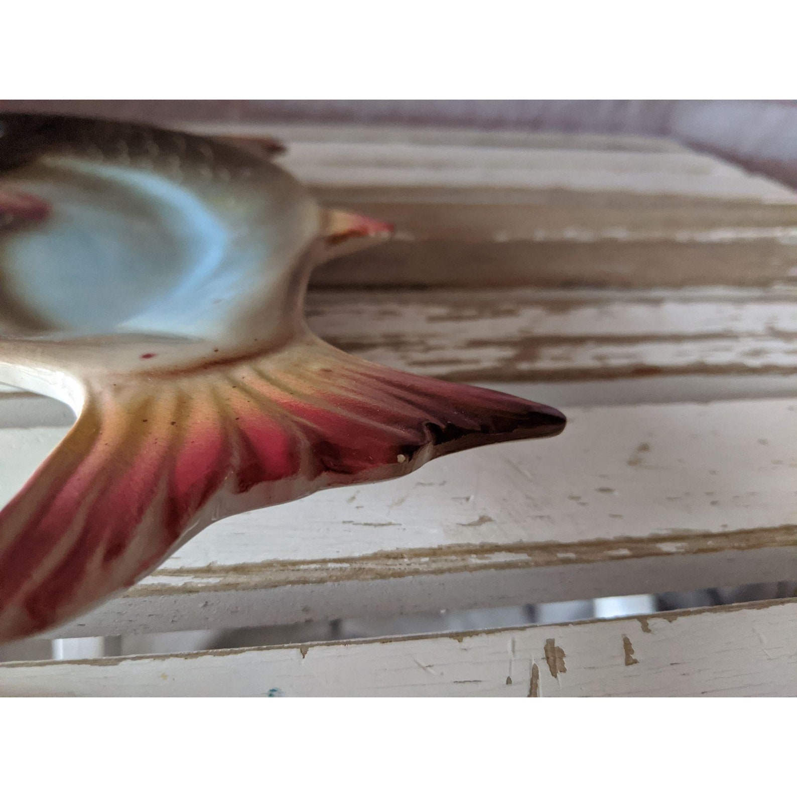 Vintage Italian fish platter plate colorful fisherman Etsy