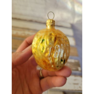 Nut Walnut glass ornaments Xmas tree