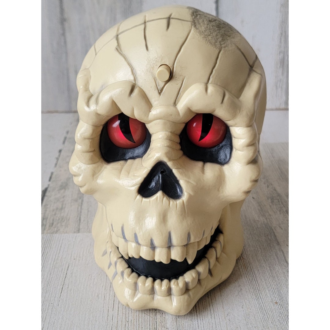 Gemmy Skull Greeter Scary Light up Halloween Prop Decor - Etsy