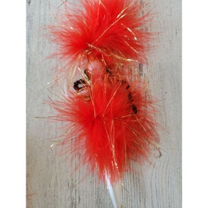 De carlini feather lady Italian glass ornament vintage