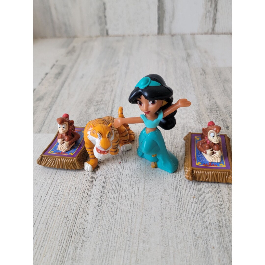 Aladdin Abu Magic Carpet Raja Tiger Princess Jasmine Disney - Etsy