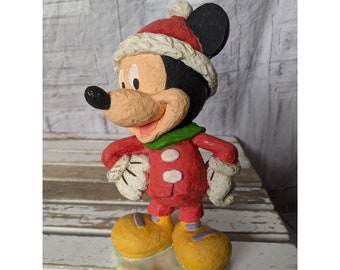 Figurine della statua di Natale di Topolino
