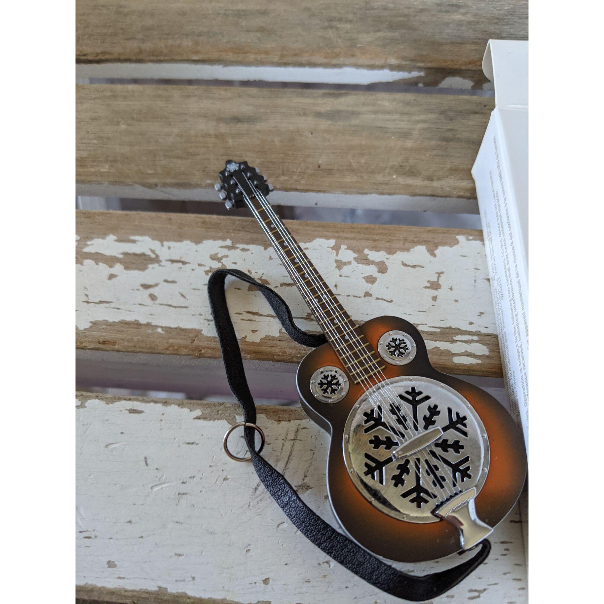 Hallmark Rockin Around the Christmas Tree Guitar Ornament Xmas Etsy UK