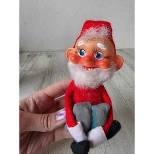 Elfo vintage de Papá Noel, duendecillo, falda ajustada hasta la rodilla