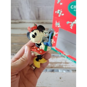 Disney Minnie Maus Katze 1995 Ornament Weihnachten in unserem Haus Ornament Express
