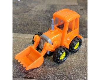 Mini bulldozer construction toy car figure